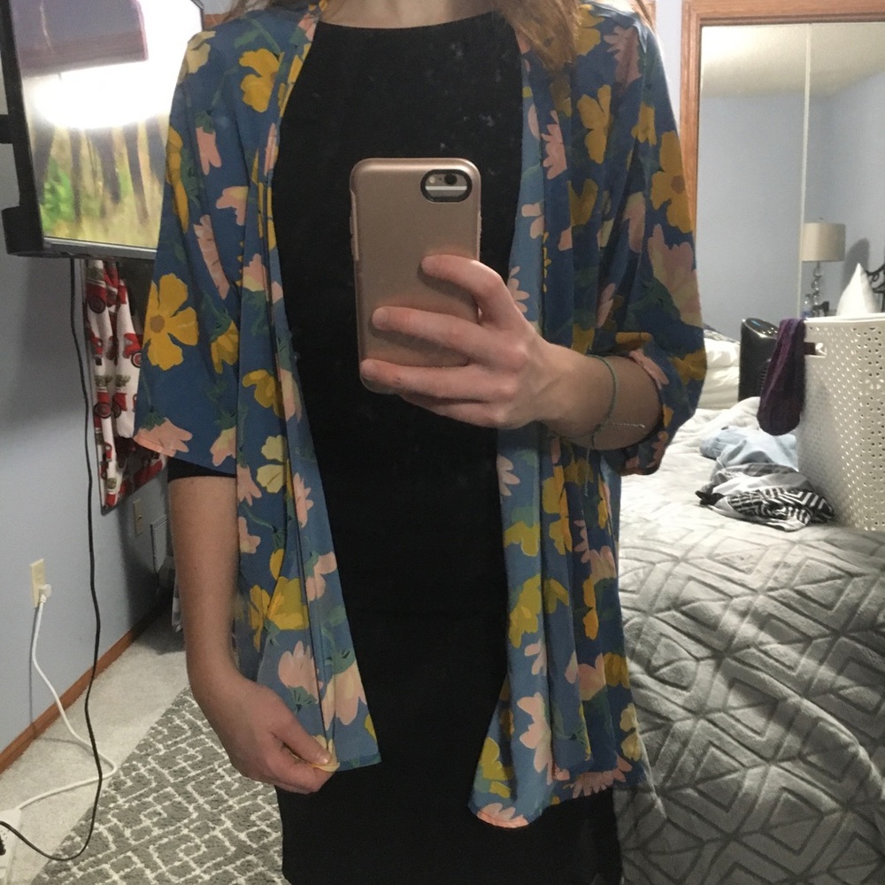 Floral kimono.